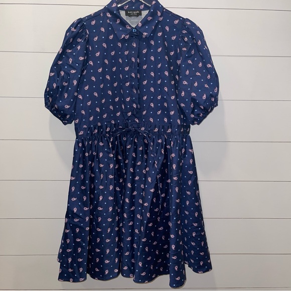Kate Spade Paisley Foulard Millie Dress Womens Size Medium - Picture 1 of 9